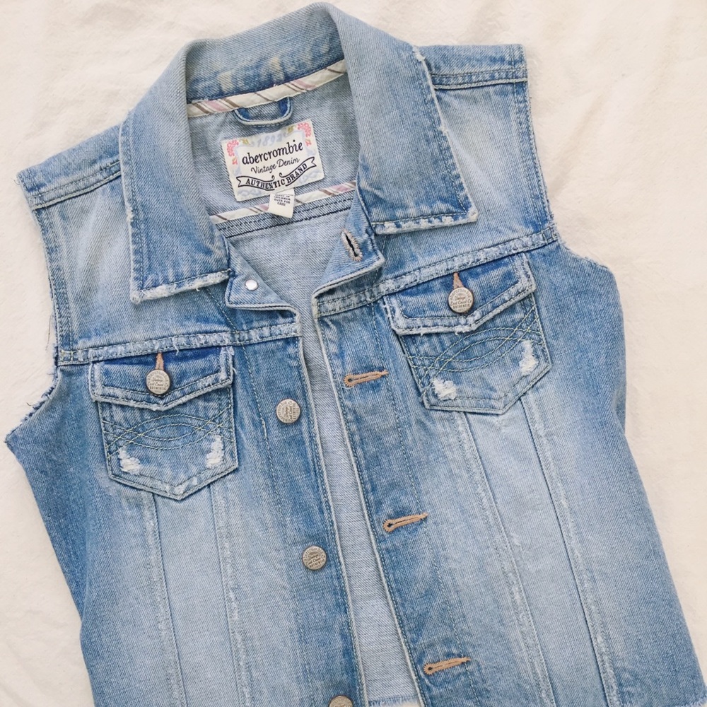 Abercrombie denim vest